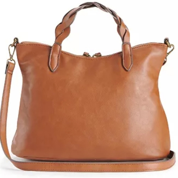 Sonoma Goods For Life Brown Satchel - Picture 4 of 10